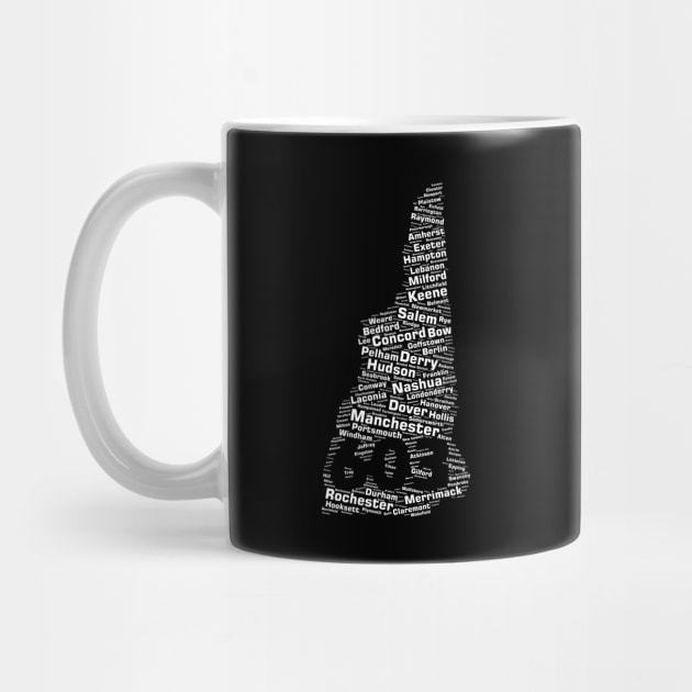 New Hampshire Cities 603 Area Code by shirtonaut